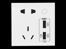 Zigbee国标智能墙壁插座10A，U86Z223A10-ZJU(HA)